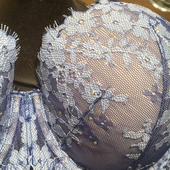 Victoria Secret Blue bra with gems ❤️ - Picture 6 of 6